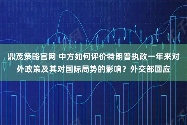 鼎茂策略官网 中方如何评价特朗普执政一年来对外政策及其对国际局势的影响？外交部回应